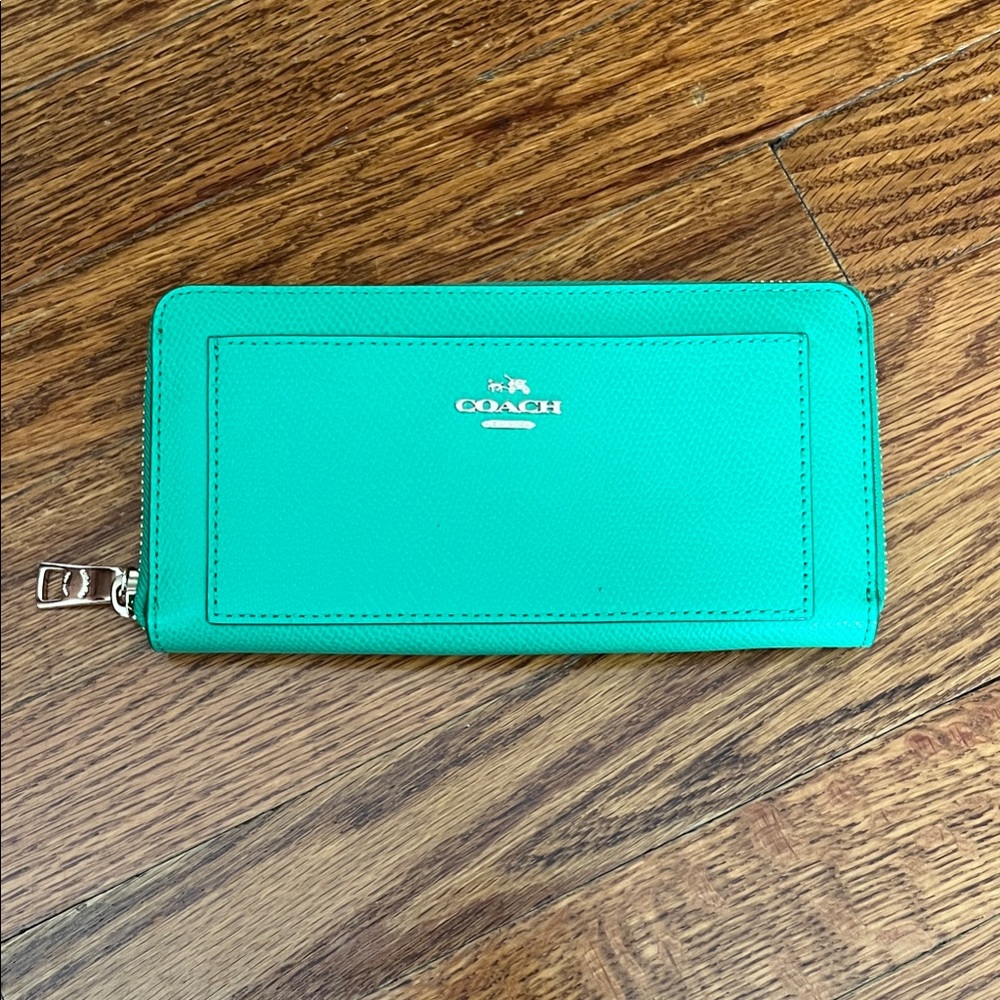 Coach Green Wallet